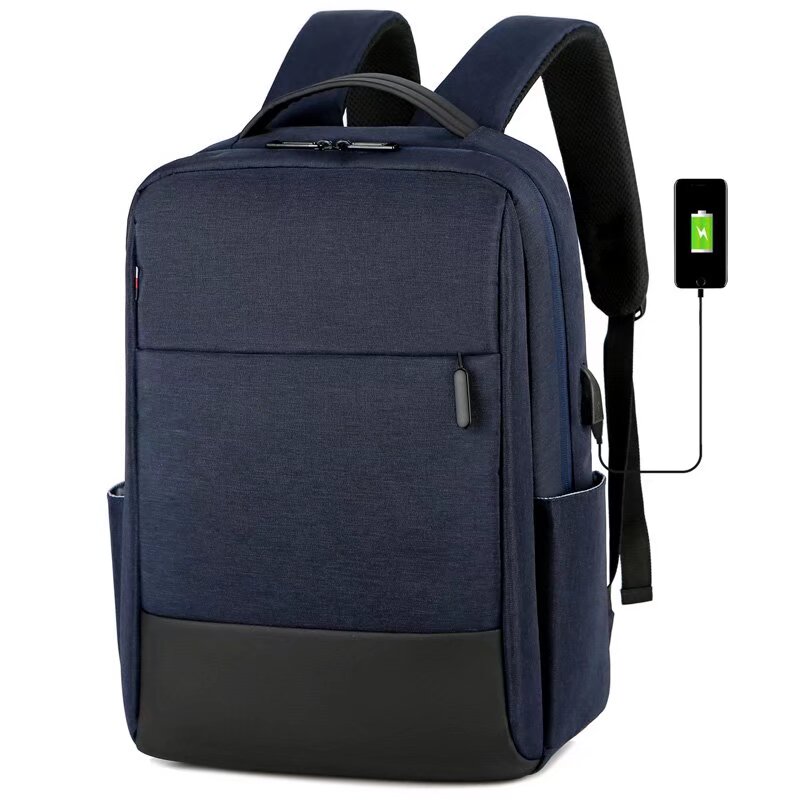 CRYPTO - Leather & Fabric Backpack